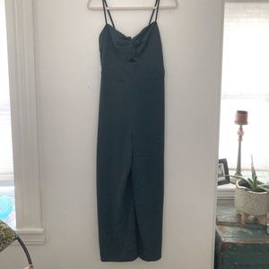 Abercrombie Forest Green Jumpsuit